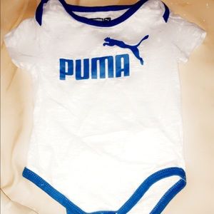 Puma white onesie